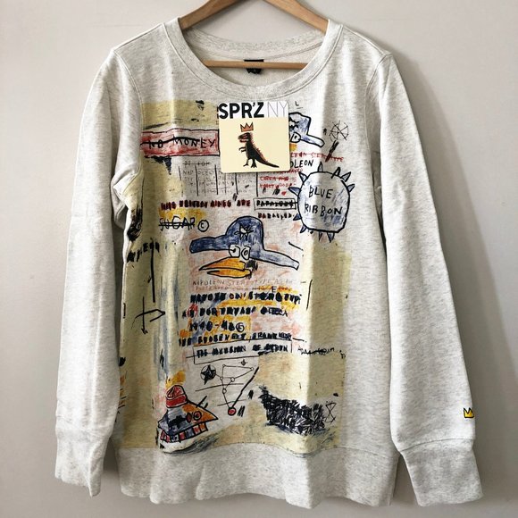 Uniqlo SPRZ NY Basquiat Sweatshirt Limited Edition - Picture 2 of 7